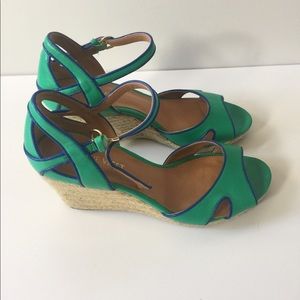 Nine West Green Jolie espadrilles